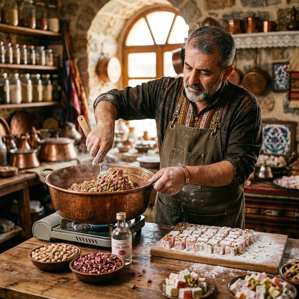 İpekzade Şekerleme üretim atölyesi